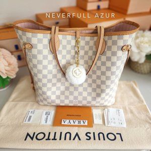 Louis vuitton N e v e r f u l l    A z u r  MM